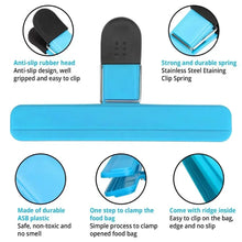 Load image into Gallery viewer, Portable Bag Clips Kitchen Storage Food Snack Seal Sealing Bag Clips Sealer Clamp Plastic Tool Kitchen Organization Accessories
