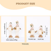 Load image into Gallery viewer, Christmas Snowman Plush Toys Full of Warm Atmosphere Stuffed Toy for Family Friend Neighbor Gifts
