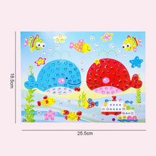 Load image into Gallery viewer, Children's Cartoon Diamond Painting Handmade DIY Colored Graffiti Handicraft Stickers Kindergarten Boys Girls Gifts
