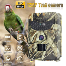 Load image into Gallery viewer, Outdoor Hunting Camera Surveillance 12MP Night Vision Trail Cameras Waterproof Wildlife Surveillance Camera with Infrared Light
