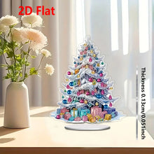 Load image into Gallery viewer, 1pc DIY Diamond Painting Christmas Table Decoration for Adults Acrylic Diamond Art Desk Ornament for for Bedroom, Living Room
