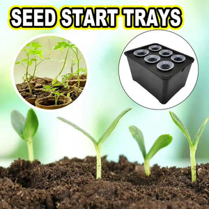 1 36-piece hydroponic seedling starter kit, indoor soilless vegetable and herb growing system, perfect for balcony gardening