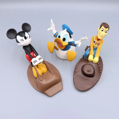 Disney Mickey Mouse Donald Duck Door Stop Anti-Collision Door Cartoon Home Decoration Fun Doll Desktop Decoration Birthday Gift