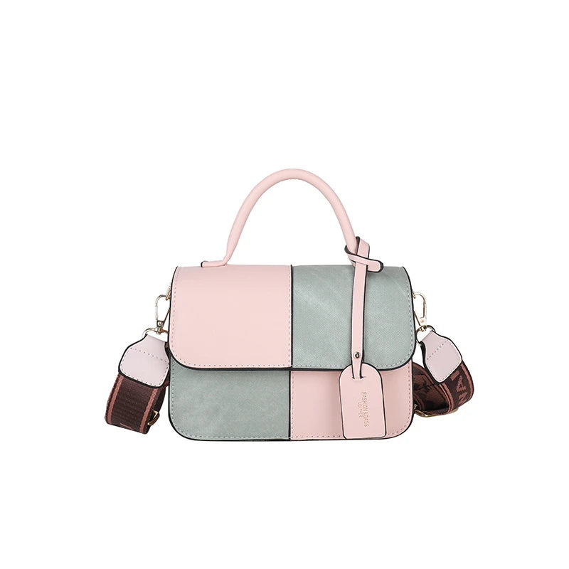 Chic Vintage-Inspired Clutch Bag for Women Trendy Crossbody Handbag Minimalist Leather Tote with Designer Solid Color Charm