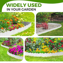 Load image into Gallery viewer, Garden Edging Borders Grass Lawn Fence Path Patio Interlocking Decorative Outdoor Barrier Landscape Edging for Yard Garden
