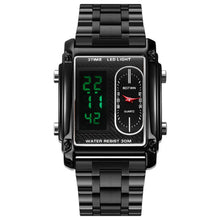Load image into Gallery viewer, Wrist Watches For Men Top Brand Luxury Golden Men Watches Gold Big Male Wristwatch Man Square Golden Dial Relogio Masculino
