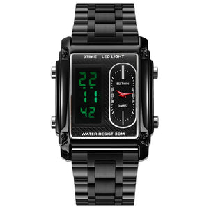 Wrist Watches For Men Top Brand Luxury Golden Men Watches Gold Big Male Wristwatch Man Square Golden Dial Relogio Masculino