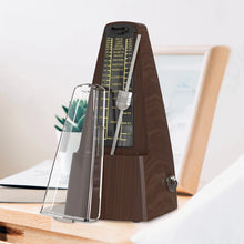 Load image into Gallery viewer, Mechanical Metronomes for Piano Guitar Violin Bass Drum and Other Musical Instruments, Loud Sound, High Precision(Wood Grain)

