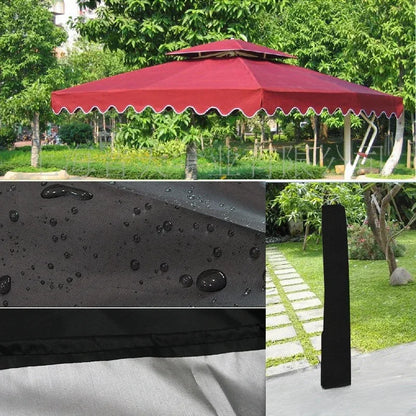 Oxford Outdoor Patio Straight Parasol Cover Waterproof Parasol Protective Cover UV-Anti Windproof Garden Umbrella Cover