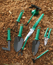 Load image into Gallery viewer, Garden tool set, gardening gift 10 pieces of plant hand tool set, suitable for women and men gardeners
