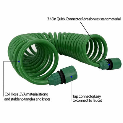 Garden HoseHigh Pressure Car Wash Hose For Garden Watering And Cleaning, Multifunctional Sprinkler Head Watering Device No Kinks