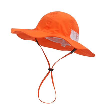 Kids Adjustable Sun Protection Breathable Daily Leisure Bucket Hat Summer Wide Brim sun hat For Fishing, Hiking, Mountaineering