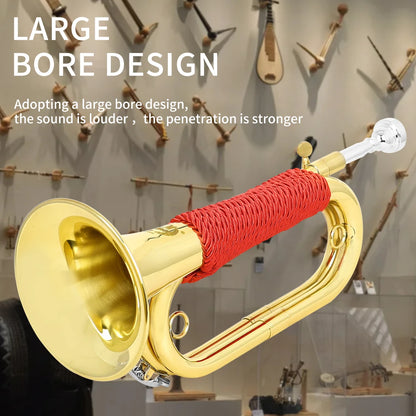 MBAT Tuba Spanish Sound Pure And High-Quality Brass BugleThick Copper Tube Brass Instrument Suitable For Beginners&Performers