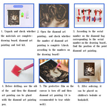 Load image into Gallery viewer, 1pc DIY handmade diamond painting home decoration, suitable for adult beginners handmade works, couple hug diamond painting gift
