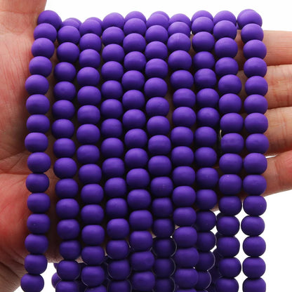 1 String 6/9mm Clay Round Beads Loose Spacer Beads Polymer Clay Beads For Jewelry Making Diy Boho Bracelet Necklace Accessorie