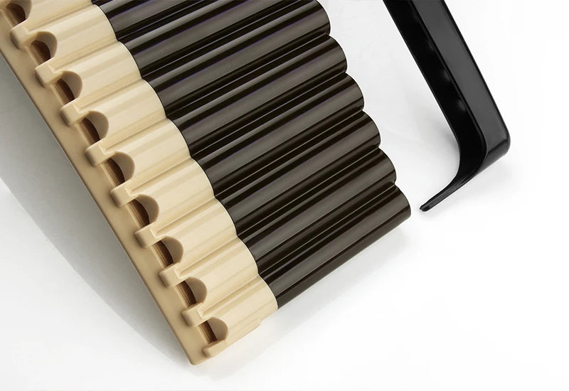 Professional ABS Panflute, Musical Instrument Panpipe, Transverse Pan Fluta Music Wind Musicales, Diatonic Scale, 26 C Key Pipes