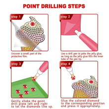 Load image into Gallery viewer, 2026 NEW 15 Piece Diamond Painting Handicraft Set For children's Handmade DIY Mermaid Animal Keychain As A Gift For children's
