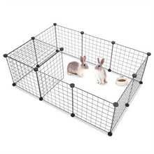 Load image into Gallery viewer, Portable Pet Playpen Puppy Dog Fences Gate Home Indoor Outdoor Fence Exercise
