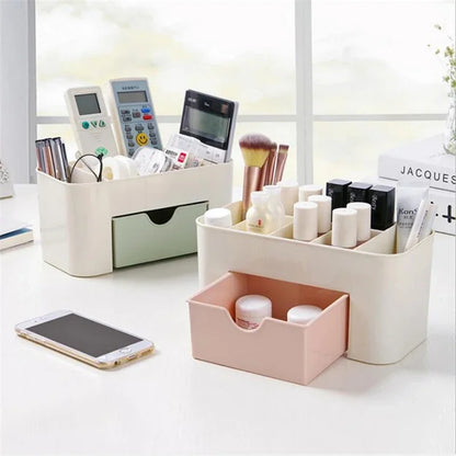 Nails Art Plastic Organizer Container Gel Polish Remover Cleaning Cotton Pad Swab Box Storage Case Decoration Accessories Tool N