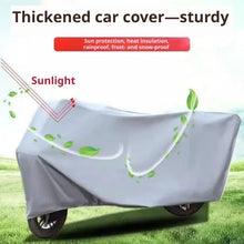 Load image into Gallery viewer, Car Cover Motorcycle Sunscreen Windproof Electric Car Cover Thermal Insulation Rainproof Dustproof Special Rainproof Cover
