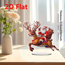 Load image into Gallery viewer, 1pc DIY Diamond Painting Christmas Table Decoration for Adults Acrylic Diamond Art Desk Ornament for for Bedroom, Living Room
