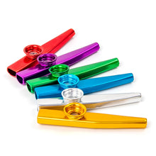 Load image into Gallery viewer, Lightweight Kazoo Aluminum Alloy Metal Fun Instrument Easy To Use for Music Lovers Professional Music Instrument Clarinete
