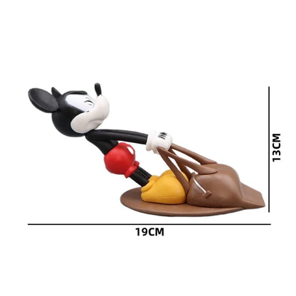 Disney Mickey Mouse Donald Duck Door Stop Anti-Collision Door Cartoon Home Decoration Fun Doll Desktop Decoration Birthday Gift