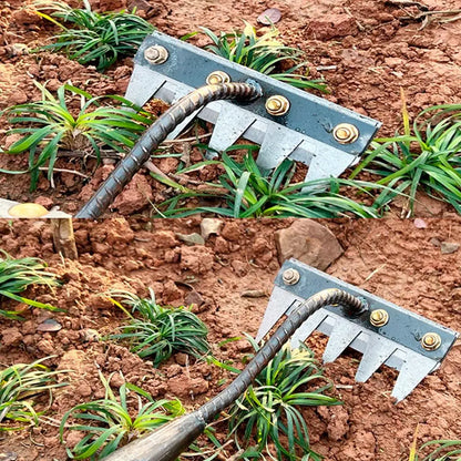 5/6/7/8 Garden Hoe Weeding Tool Digging Wild Vegetables Weeding Loosening Soil Agricultural Farm Tools Menggang Rake