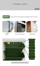 Load image into Gallery viewer, Garden Plant Walls Flower Pots Enclosures Hanging Plastic Containers Horticultural Flower Beds Vertical Greening Planting Boxes
