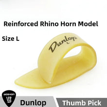 Load image into Gallery viewer, Dunlop Guitar Thumb Pi Middle Finger Thumb Ring L M S Finger Pi Guitar Accories Music Instrument Supplies
