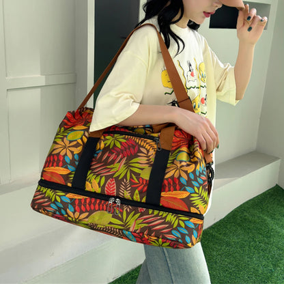 Sports Gym Bag Travel Portable Handbags For Women Outdoor Swimming Fitness Shoulder Crossbody Bag Weekender Duffel Yoga Bag