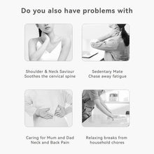 Load image into Gallery viewer, Back massager Electrothermal kneading finger pressure shoulder neck lumbar massage cushion Home office chair Halloween gift
