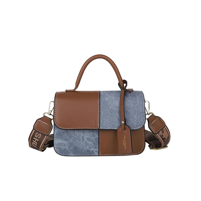 Chic Vintage-Inspired Clutch Bag for Women Trendy Crossbody Handbag Minimalist Leather Tote with Designer Solid Color Charm