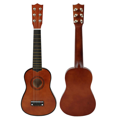 Basswood Guitar Ukulele 6 Strings Musical Instruments Kids Playing Educational Toys Gift for Beginner Music Lover