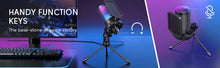 Load image into Gallery viewer, FIFINE Ampligame USB Microphone for Gaming Streaming with Pop Filter Shock Mount&amp;Gain Control,Condenser Mic for PC/MAC
