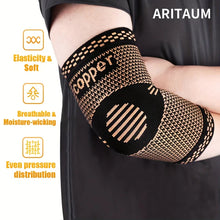 Load image into Gallery viewer, Elbow compression sleeve (1 pair)-prevents and restores tendonitis support for weight liftin
