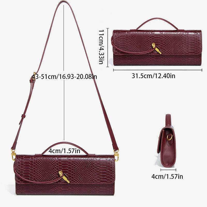 Women's Clutch Bag Purses for Women Leather Evening Handbags Shoulder Handbag Formal Satchel Crossbody Purse Party Bag