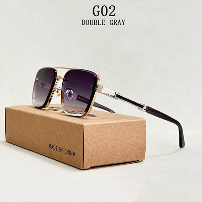 New Sunglasses For Men Luxury Fashion Glasses Sunscreen  Square Sunglasses Women Trendy Vintage Gafas De Sol Hombre Zonnebril Su