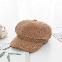 Load image into Gallery viewer, Hats for women retro Korean version of the British octagonal hat four seasons literary leisure beret cap S61
