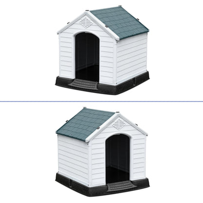 New All-Weather Large Dog House Shelter Easy to Assemble Perfect for Backyards
