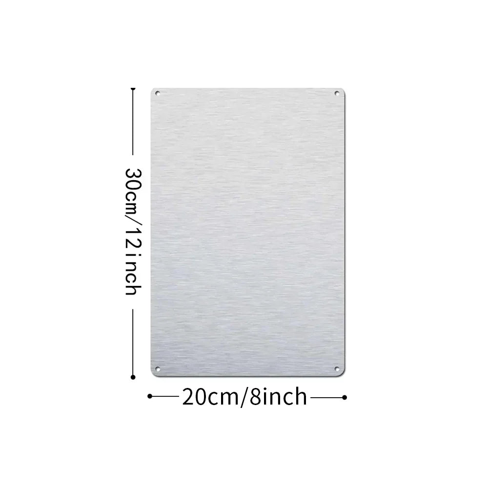 Trippy Little Hippie Tin Sign | Floral Weed Art Poster | Vertical 8x12 Inch Wall Decor | Great Gift for Hippie Lovers