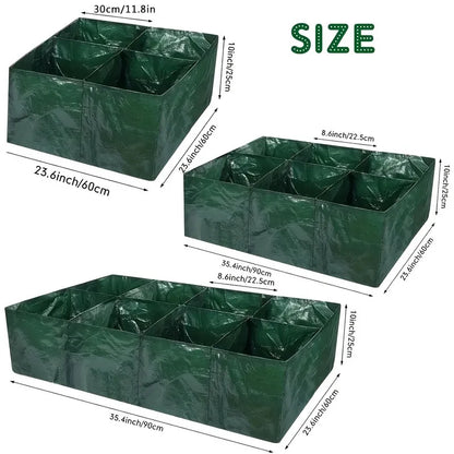 Grow Bag Plant Garden Planter Vegetable Flower Nursery Pot Flowerpot Round Cultivation Growth Container Outdoor