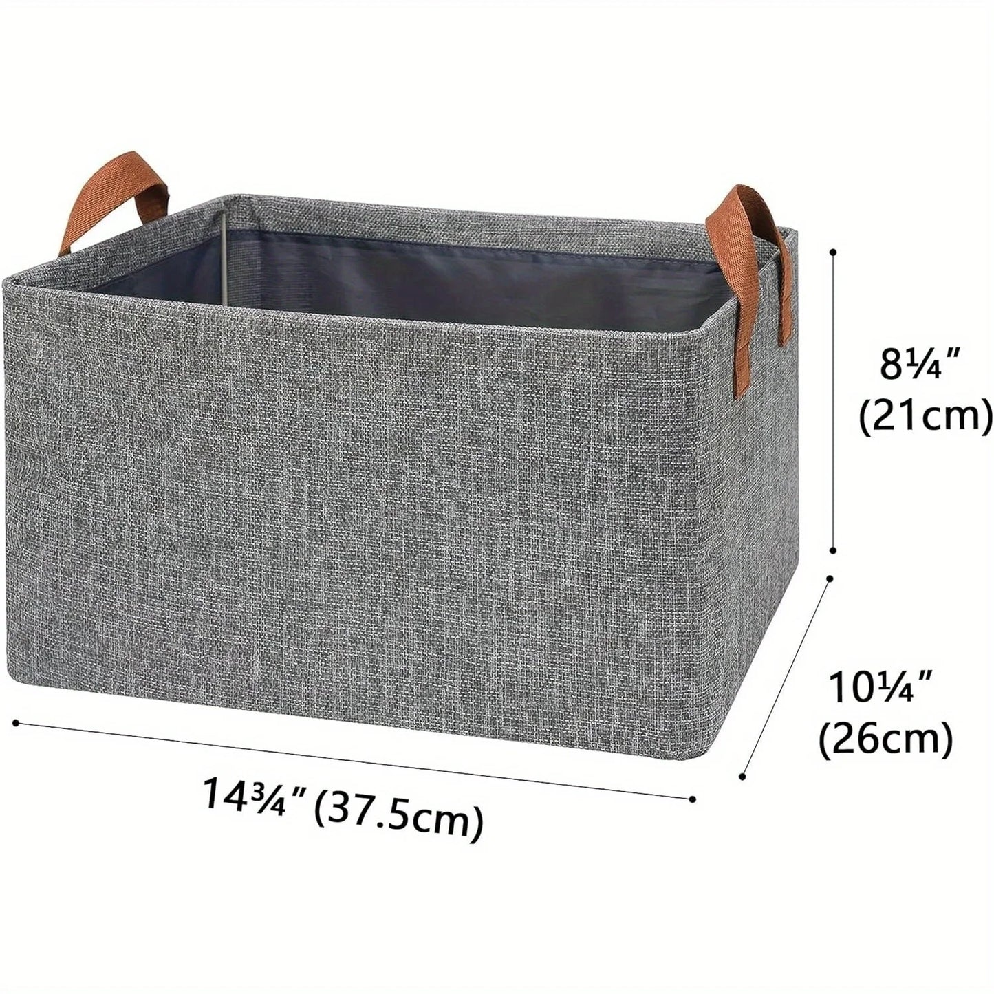 Fabric Storage Bins, Extra Large Foldable Storage Boxes, Closet Organizers and Storage Baskets for Closet Living Room Shelves