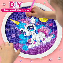 Load image into Gallery viewer, Diamond Painting Set Cute Unicorn Beginner Diamond Painting Set 5D DIY Children and Adults Diamond Painting Photo Frame Craft
