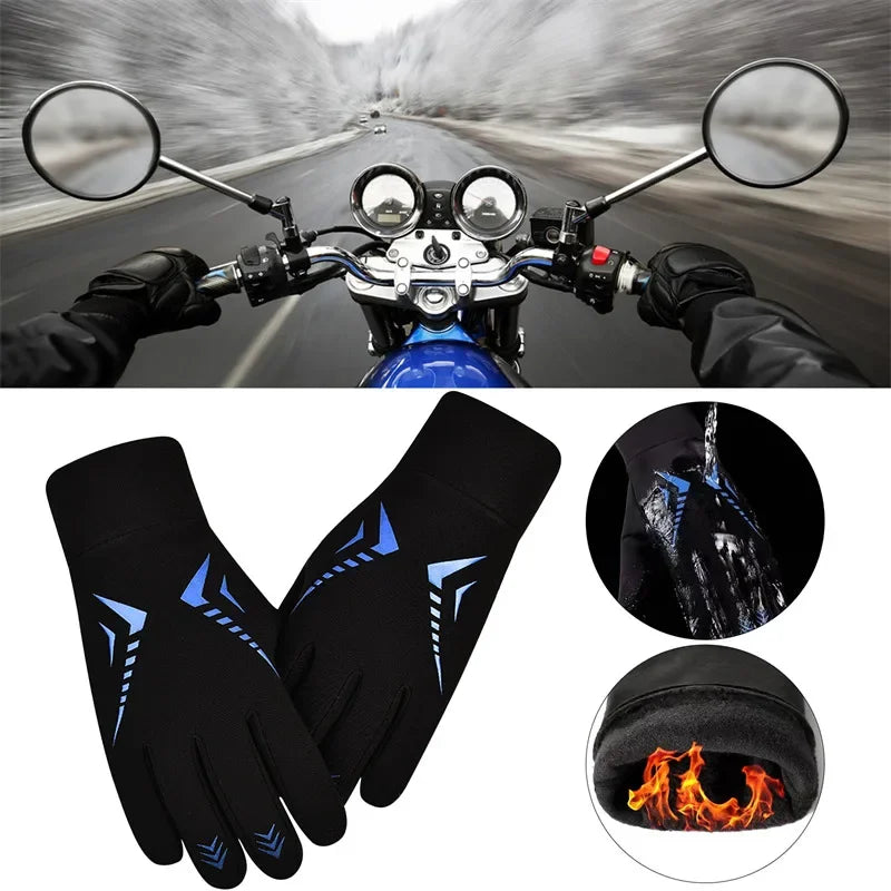 Winter Gloves Women Cycling Bike Thermal Cold Resistance Wind Waterproof Bicycle Warm Outdoor Running Skiing Mittens