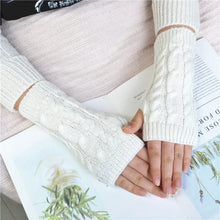 Load image into Gallery viewer, NEW Women Hand Warmer Winter Gloves Fashion Knitting Faux Wool Mitten Warm Fingerless Glove Gants Femme women gloves
