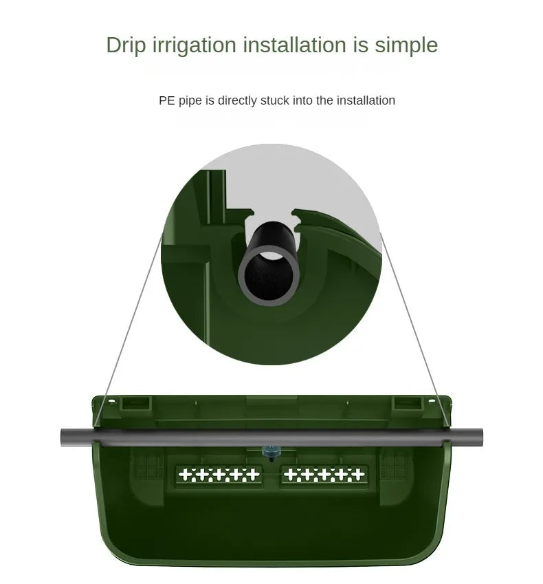 Garden Plant Walls Flower Pots Enclosures Hanging Plastic Containers Horticultural Flower Beds Vertical Greening Planting Boxes