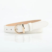 Load image into Gallery viewer, Women&#39;s Belt Fashion Pin Buckle Thin Belt Genuine Luxury Soft Belt Women With Cargo Pants Jeans Windproof Belt Pu Leather Belt
