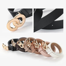 Load image into Gallery viewer, Women&#39;s Trousers Belt  High Quality Women Waist Belts Fashion PU Leather Working Waistband Woman&#39;s For Jeans Belt AL039
