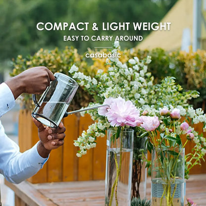 Watering Can, Small Watering Cans for House Plants, Succulents and Flowers,Long Spout,1 Liter,with Bonus Plant Spray Bottle